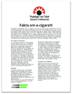 Fakta om e-cigarett